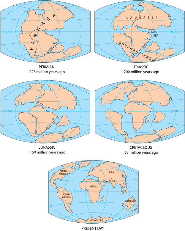 continentes del mundo